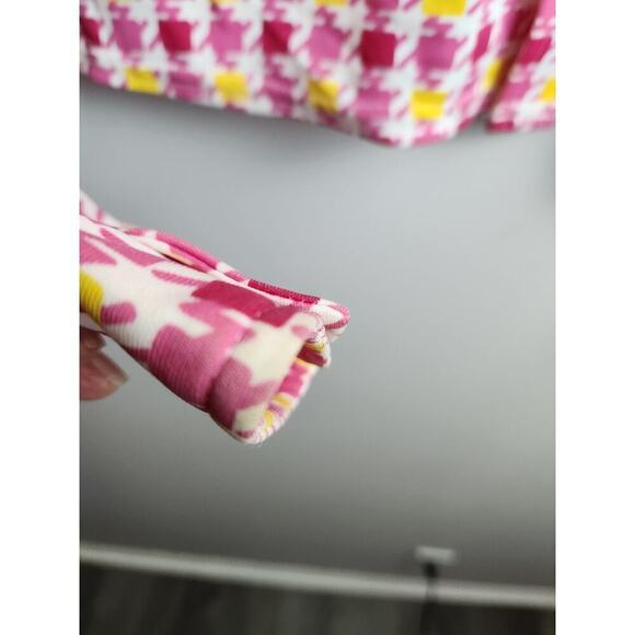 Guess Button Down bright Geometric womens shirt sz m Retro, Disco, Y2K see desc - Picture 10 of 10